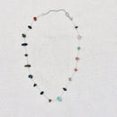 Silver Crystal Chip Necklace - East Meets West USA