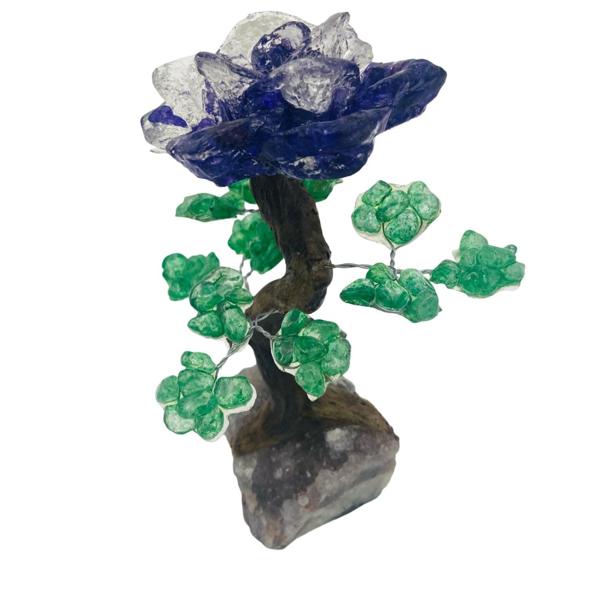 Single Resin Rose w/ Crystal Base