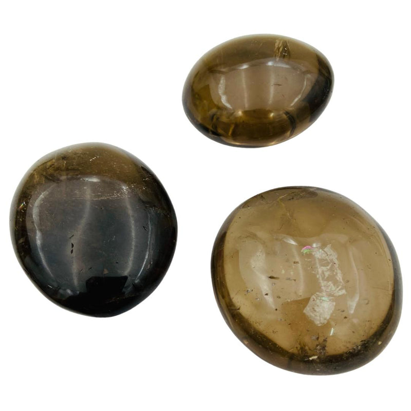 Smoky Quartz Palm Stone - East Meets West USA