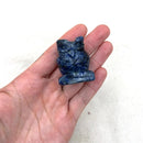Sodalite Crystal Owl