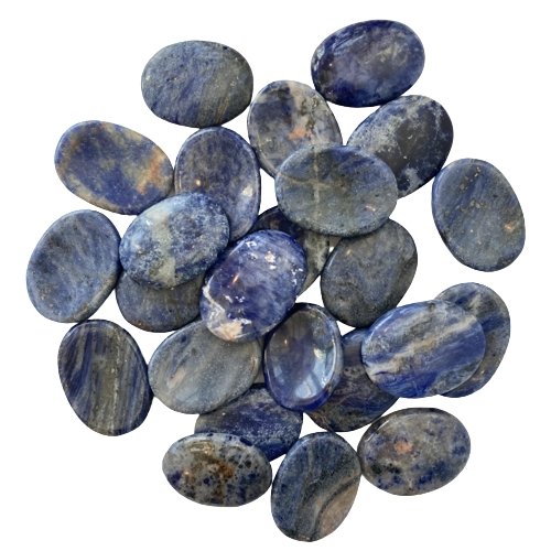 Sodalite Worry Stone for Communication