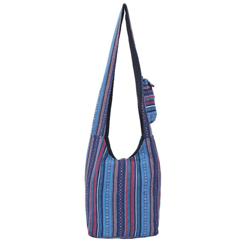 Sun and Moon Printed Hobo Bag