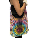 Tie Dye Evil Eye Hamsa Hobo Bag