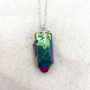 Titanium Aura Pendant Necklace