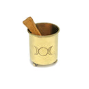 Triple Moon Brass Resin Burner