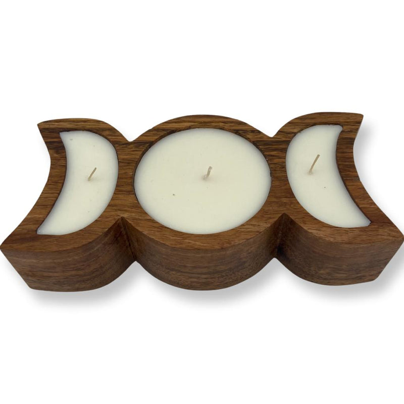 Triple Moon White Hyacinth Candle