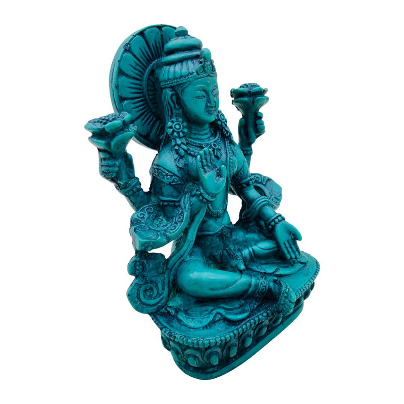 Turquoise Lakshmi Statue - East Meets West USA