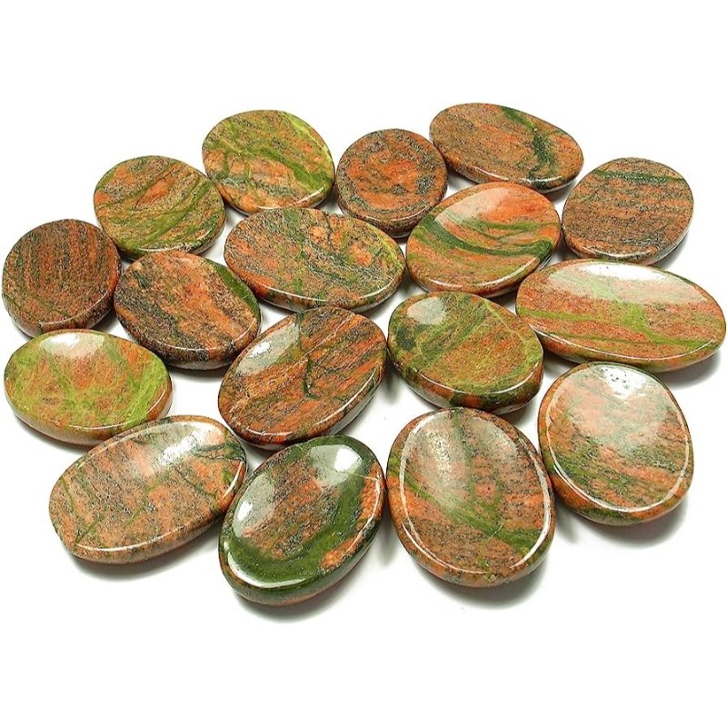 Unakite Worry Stone for Renewal