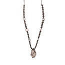 Universal Love Rose/Clear Quartz Necklace
