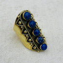 Sodalite Warrior Goddess Crystal Ring