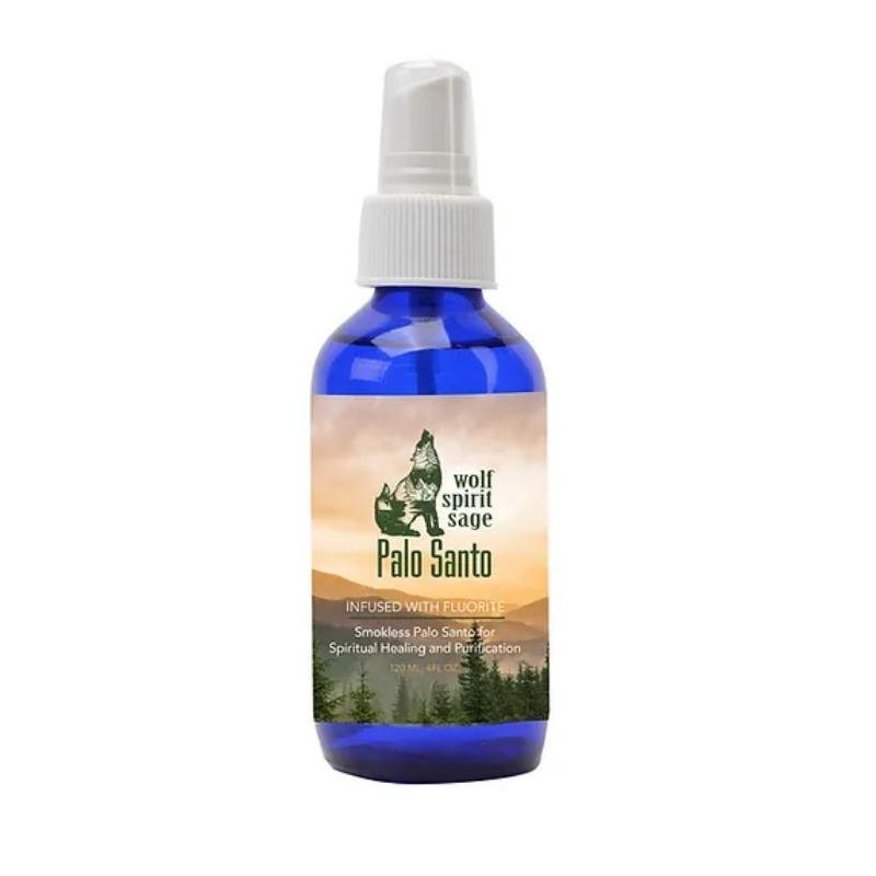 Wolf Spirit Palo Santo Spray for Purifying & Healing - East Meets West USA