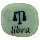 Green Calcite Zodiac Libra Worry Stone