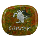 Cancer Zodiac Unakite Worry Stone