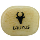 Yellow Calcite Taurus Zodiac Worry Stone