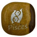 Tiger Eye Pisces Zodiac Worry Stone