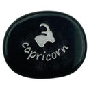 Black Obsidian Zodiac Capricorn Worry Stone