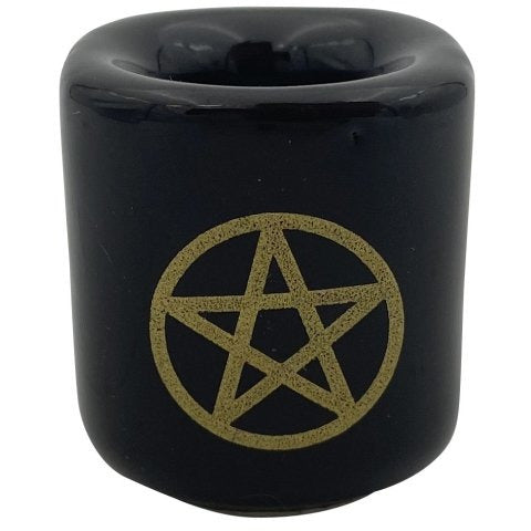 1" Pentacle Spell Candle Holder - East Meets West USA