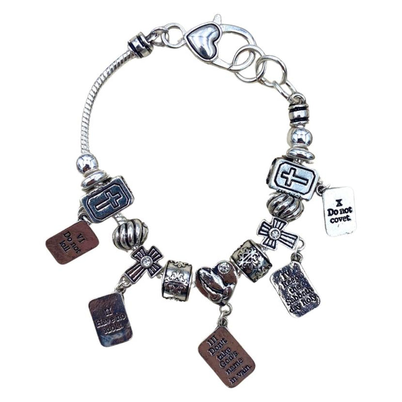 10 Commandments Charm Bracelet - East Meets West USA