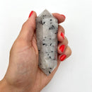 110g Double Terminated Tourmaline in Quartz Point - East Meets West USA