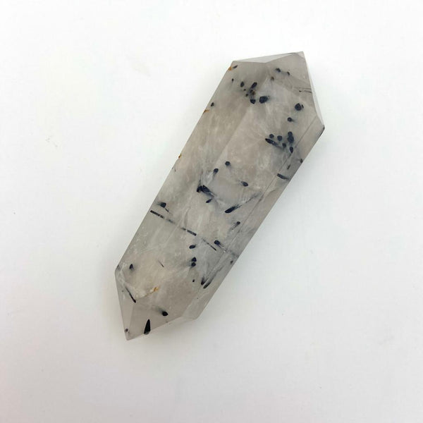 110g Double Terminated Tourmaline in Quartz Point - East Meets West USA
