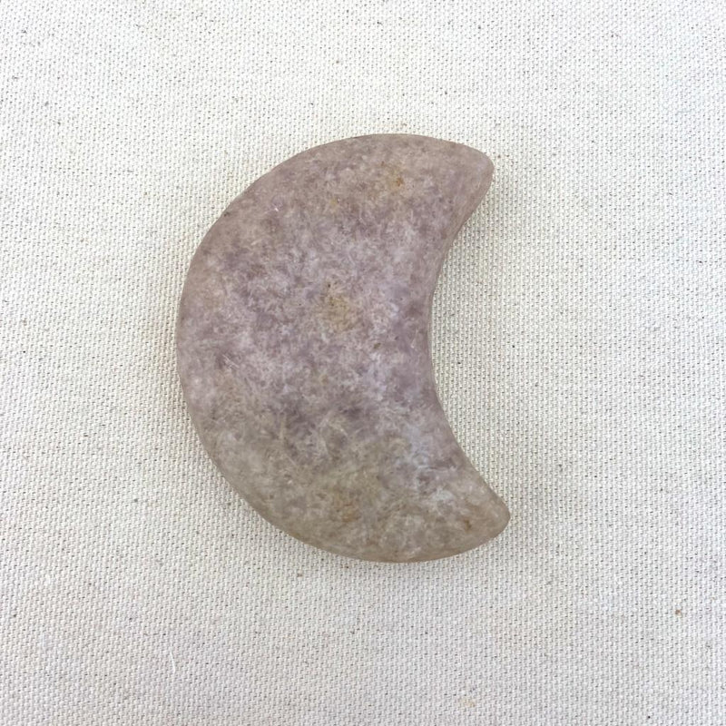 142g Pink Amethyst Crescent Moon - East Meets West USA