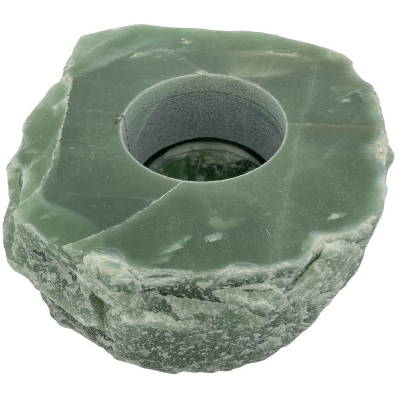 1.5" Green Adventurine Candle Holder - East Meets West USA