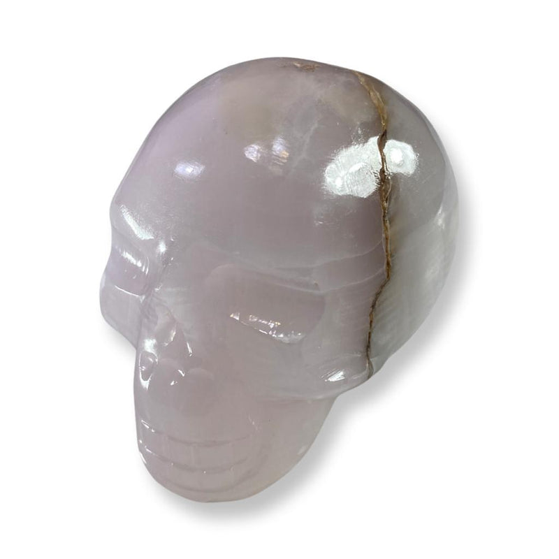 2" Pink Calcite Skull - East Meets West USA