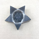 250g Open Face Agate Druzy Star - East Meets West USA