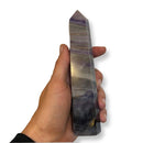 306g Layered Purple Fluorite Point - East Meets West USA