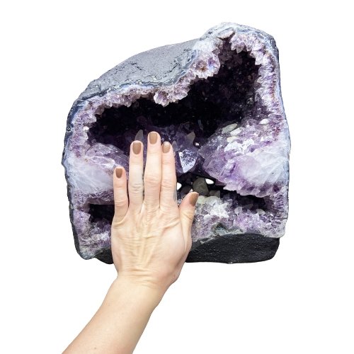 33lb Amethyst Cave w/ Calcite - East Meets West USA
