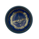 3.5" Blue OM Mani Padme Hum Singing Bowl - East Meets West USA