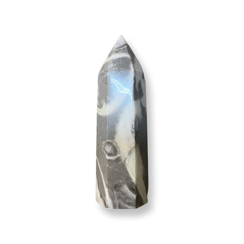 3.5" Marble Jasper Point - East Meets West USA