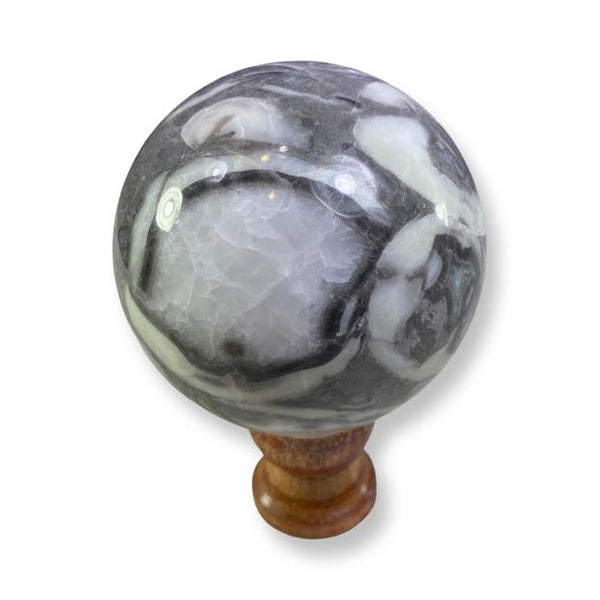 3.5" Picasso Marble Jasper Sphere - East Meets West USA