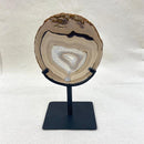 360g Agate Druzy Slice on Stand - East Meets West USA
