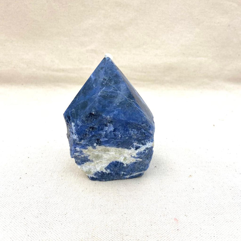 370g Top Polished Sodalite Point - East Meets West USA