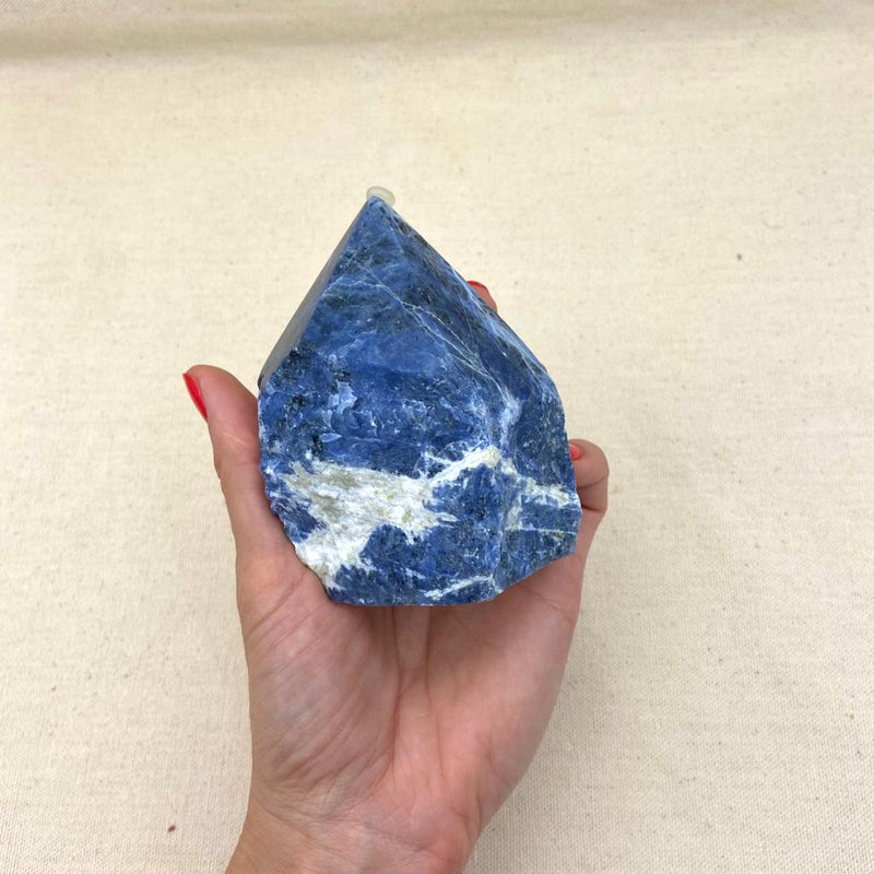 370g Top Polished Sodalite Point - East Meets West USA