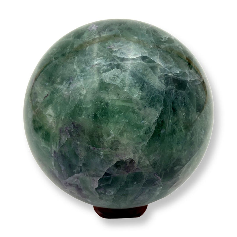 4.5" Green Fluorite Sphere - East Meets West USA