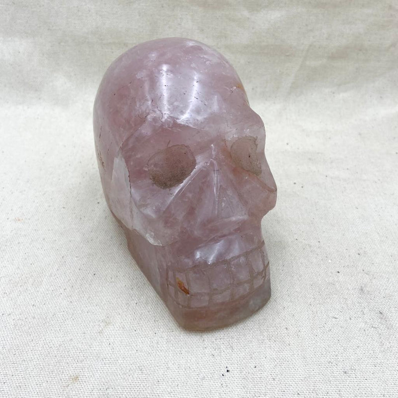 4.92lb Hematoid Quartz Crystal Skull - East Meets West USA