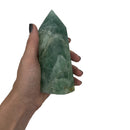 5"-5.75" Green Fluorite Point - East Meets West USA