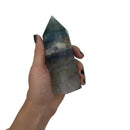 5"-5.75" Green Fluorite Point - East Meets West USA