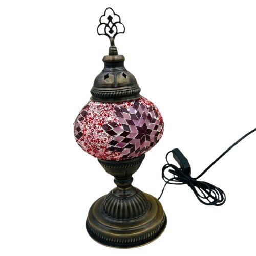 5" Red Turkish Lamp - East Meets West USA