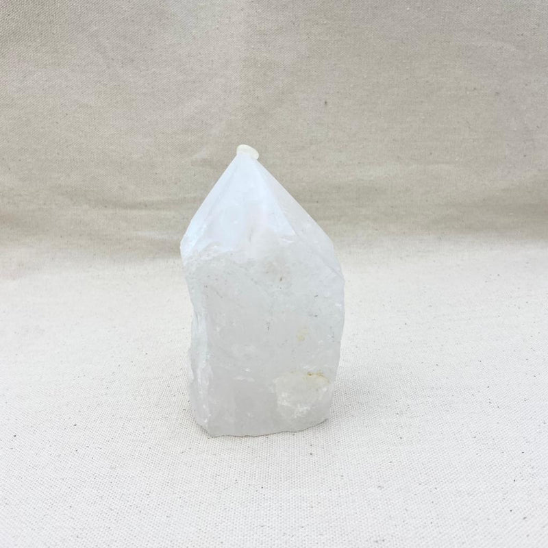 506g Top Polished Clear Quartz Point - East Meets West USA