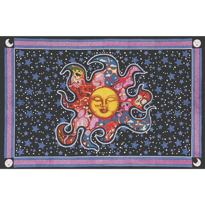 54 x 86 Gypsy Sun Tapestry - East Meets West USA