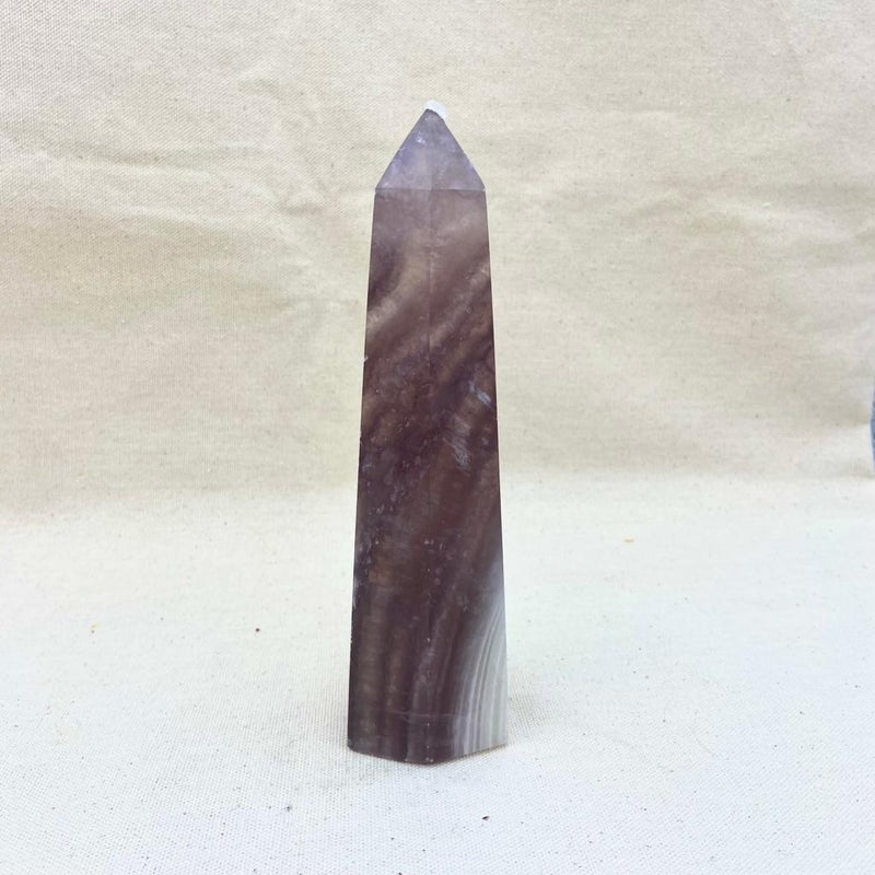 580g Purple Fluorite Obelisk - East Meets West USA