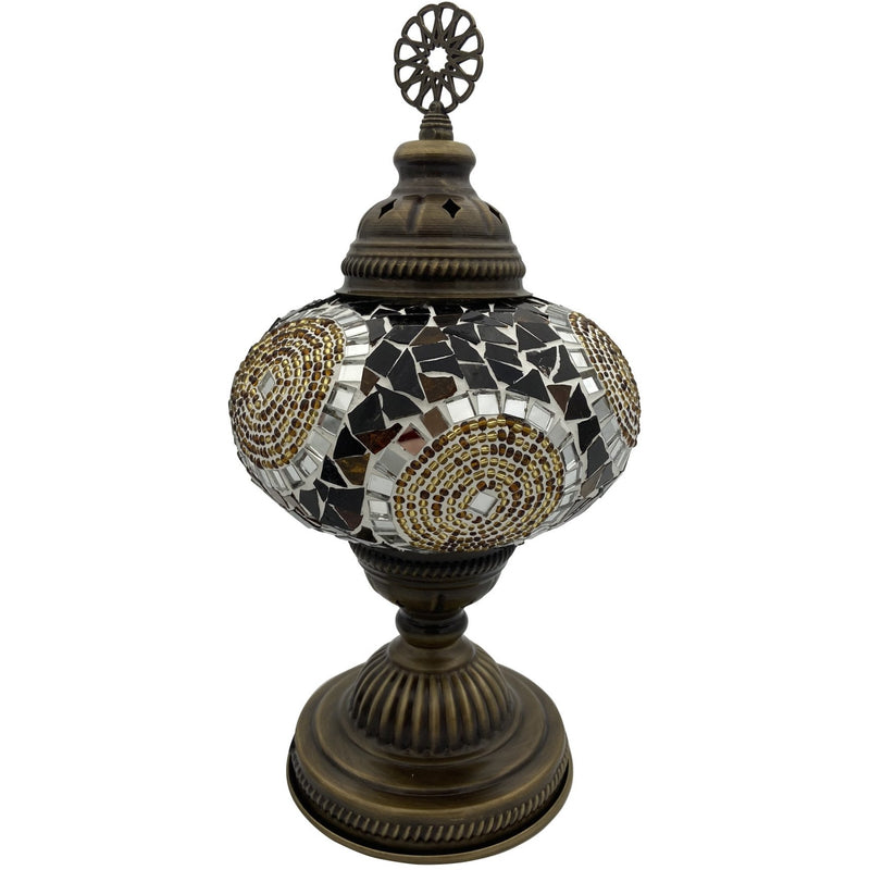 6" Brown Turkish Lamp - East Meets West USA