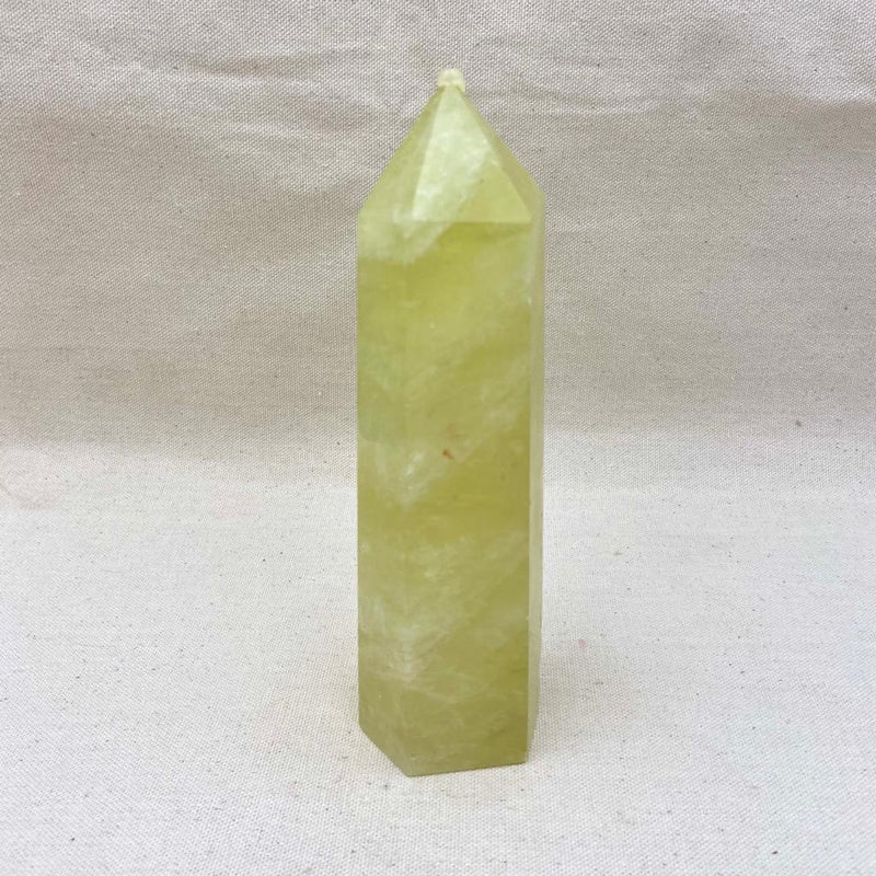639g Natural Layered CItrine Point - East Meets West USA