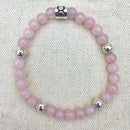 Taurus Rose Quartz Crystal Bracelet 
