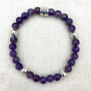Aries Amethyst Crystal Bracelet 