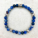 Sagittarius Sodalite Crystal Bracelet 