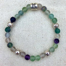 Pisces Fluorite Crystal Bracelet 